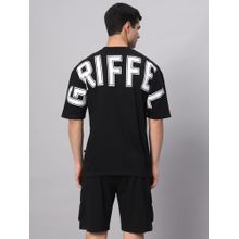 Griffel Black Sports T-Shirt & Shorts (Set of 2)