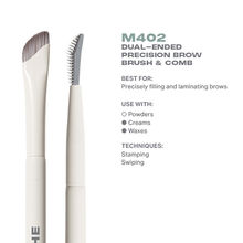 MORPHE M402 Dual Ended Precision Brow Brush & Comb