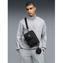 Puma Black Crossbody Solid Lightweight Sling Bag