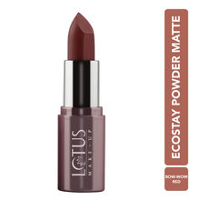 Lotus Make Up Ecostay Powder Matte Lipstick - PM15-Bow-Wow Red