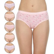 Bodycare Printed Cotton Briefs In Assorted Colors (Pack Of 6)