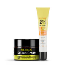 Ustraa Anti Acne Spot Gel & De-tan Cream Combo