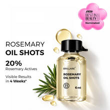 Brillare 20% Rosemary Oil Shots with 10% Olive Oil | Reduces Hair Fall & Boosts Growth in 4 Weeks