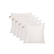 Sivya by Home Micro Fiber 24X24 Inch Cushion Insert- White Pack Of 5