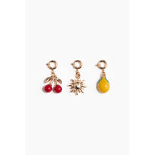 H&M Women Gold 3-pack charms