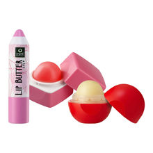 Organic Harvest Color Lip Balm - Lily Strawberry & Lily Lip Butter Lip Balm Combo