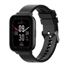 MINIX Voice SmartWatch 1.69 Display BT Calling 8+ Sports Modes 24x7 Heart Rate Waterproof Black