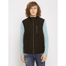 METTLE Men Geometric Quilted Jacket