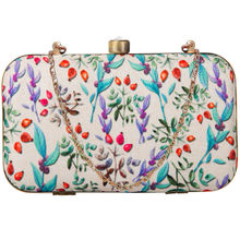 Parizaat By Shadab Khan Multicolor Printed Clutch