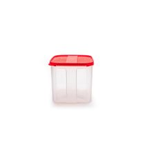 Signoraware Red Plastic Modular Square Container with Lid