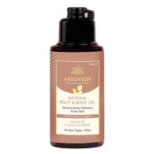 AreoVeda Natural Belly & Body Oil Suitable For Stretch Marks ,Boosts Elasticity & Skin Firmness