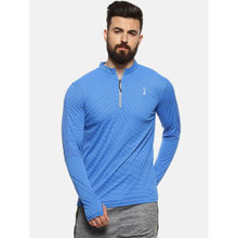 Campus Sutra Men Solid Full Sleeve Activewear & Sports T-Shirt