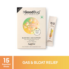 The Good Bug ByeBye Bloat SuperGut PowderHelps with Bloating, Gas, Heartburn15 Days Pack