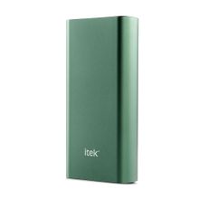 Itek 20000 Mah Power Bank (Power Delivery 3.0, Quick Charge 3.0, 18 W) (Green, Lithium Polymer)