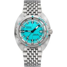 Doxa SUB 300 Analog Turquoise Dial Color Men Watch- 821.10.241.10
