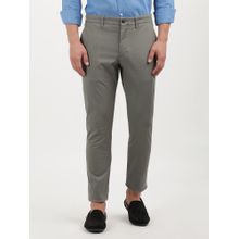 Tommy Hilfiger CHINO BLEECKER PRINTED STRUCTU Men Grey Formal Trouser