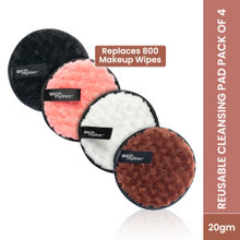 Earth Rhythm Reusable Makeup Remover & Cleansing Pads For Women - Pack Of 4