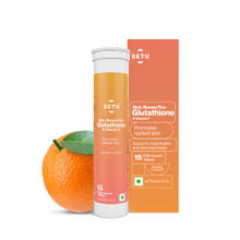 Setu Skin Renew Glutathione With Vitamin C For Clear, Glowing Skin - 15 Effervescent Tabs
