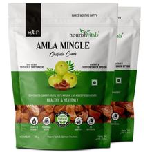 Nourish Vitals Chatpata Amla Mingle Candy, Dehydrated Candies, No Added Preservatives