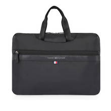 Tommy Hilfiger Unisex Grenada Polyester 14 Inch Laptop Business Case - Black