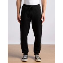 Jockey UM56 Men Super Combed Cotton Rich Fleece Fabric Regular Fit Jogger - Black