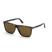 Tom Ford Sunglasses Brown Plastic Sunglasses FT0832 59 52J