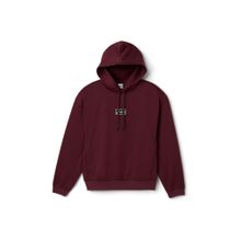ASICS Unisex Maroon Solid Hoodie