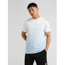 Pepe Jeans Lahiru Ombre Printed White T-Shirt