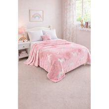 The Gharnish Pink Grey Glow-In-The-Dark Blanket (Double)