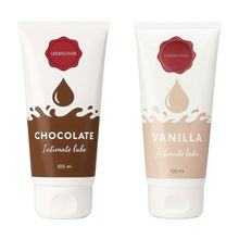 Undercover Water Based Intimate Lubes - Vanilla & Chocolate (Set Of 2)