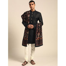 KISAH Men Black Dupatta
