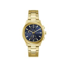 Guess Round Navy Blue Dial Analog Men Watch (GW1048G2) (M)