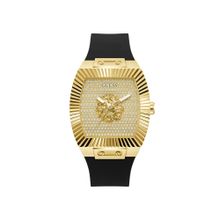 Guess Rectangle Gold Dial Analog Men Watch (GW1066G2) (M)