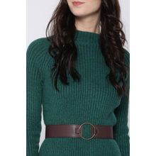 Twenty Dresses By Nykaa Fashion Strap Up In Style Brown Belt
