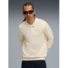 Puma White Stripes Regular Fit Sweatshirt