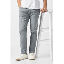 Van Heusen Grey Solid Slim Fit Jeans
