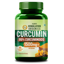 Vlado's Himalayan Organics Vlado's Curcumin with Biopiperine 1500mg Tablets with 95% Curcuminoids