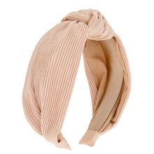 Accessorize London Women's Wide Pleated Knot Alice Hair Band