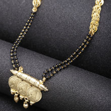 PANASH Women Gold-Plated Handcrafted Beaded Mangalsutra