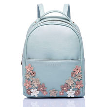 Caprese Flora Medium (E) Mint Backpack