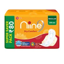 Niine Super Saver Pack Dry Comfort Sanitary Napkin Regular - 230mm