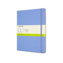 MOLESKINE Classic Extra Large Hard Cover Notebook (Plain) - Hydrangea Blue