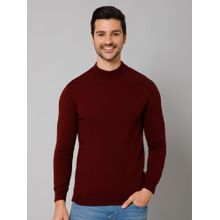 Cantabil Men Maroon Casual Sweater