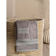 Ddecor Live Beautiful Grey Ecofriendly 70% Bamboo with 650 GSM Hand Towel (M)