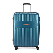 Aristocrat Atlas Teal Combination Lock Hard Cabin Trolley Bag