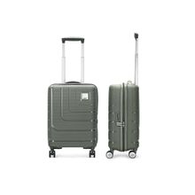 VIP Grey Solid Polypropylene Trolley Bag