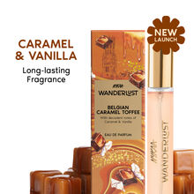 Nykaa Wanderlust Belgian Caramel Toffee EDP Long Lasting Perfume For Her Travel Friendly, Vanilla