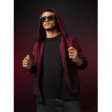 The Souled Store Zipper Aurora Men Oversized Hoodie