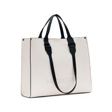 MIRAGGIO Skye White Tote Bag (XL)
