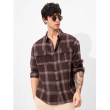 The Souled Store Originals- Brown Men Shirt
